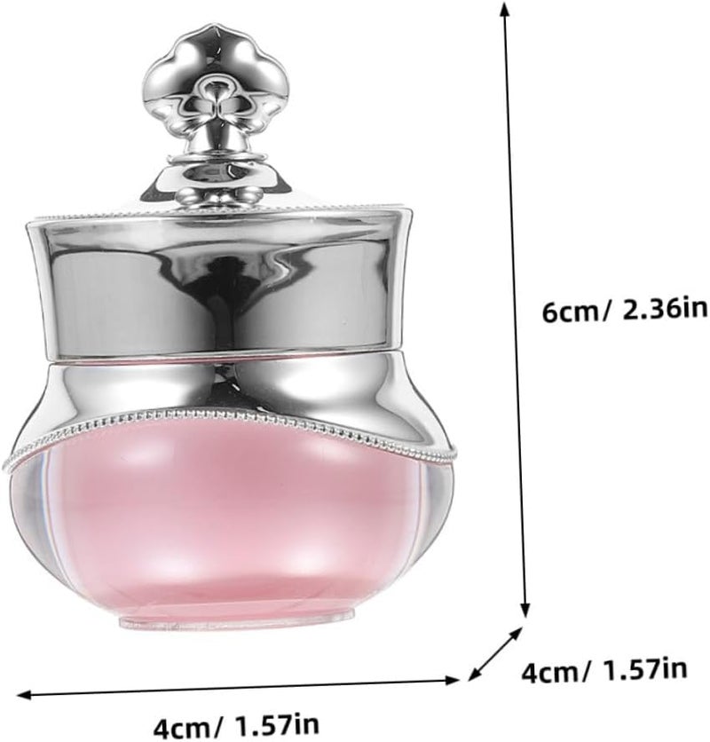 Minkissy 5G Acrylic 6pcs Empty Cream Jars With Lids Refillable Travel Containers - Image 2
